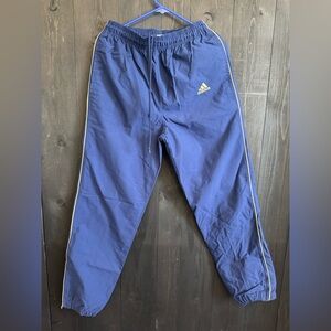 Adidas Blue Sweatpants with Elastic Waistband
